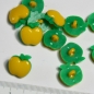 Preview: Knopf | Kinder APFEL | Gelb